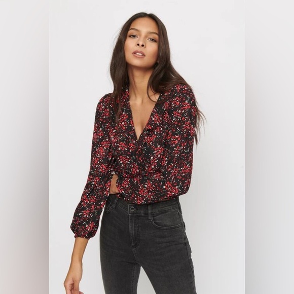 Dynamite Tops - Dynamite Floral Blouse